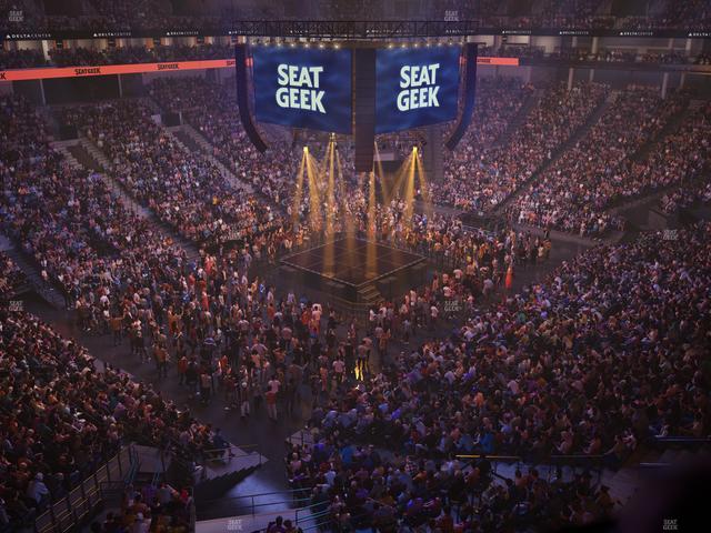 Delta Center - Section 137 Seat View
