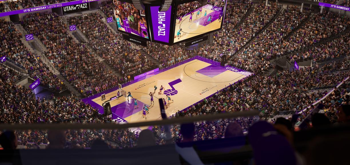 Delta Center - Section 137 Seat View