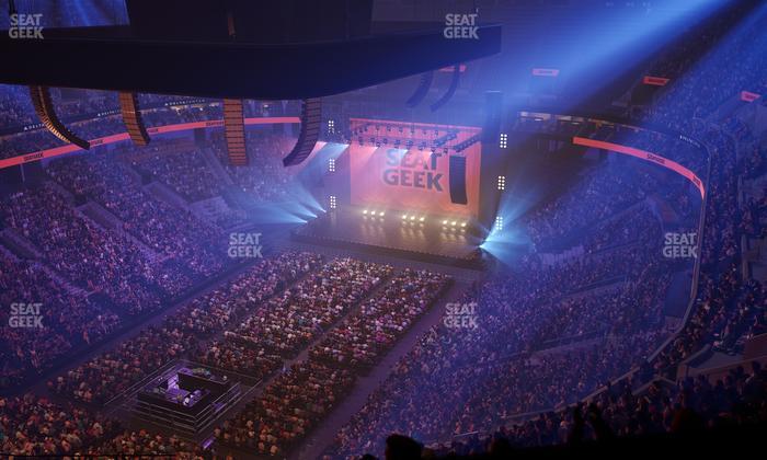 Delta Center - Section 138 Seat View