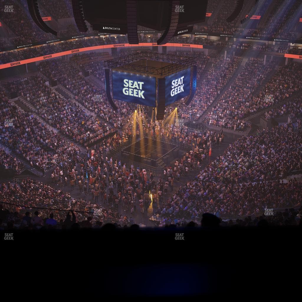 Delta Center - Section 138 Seat View