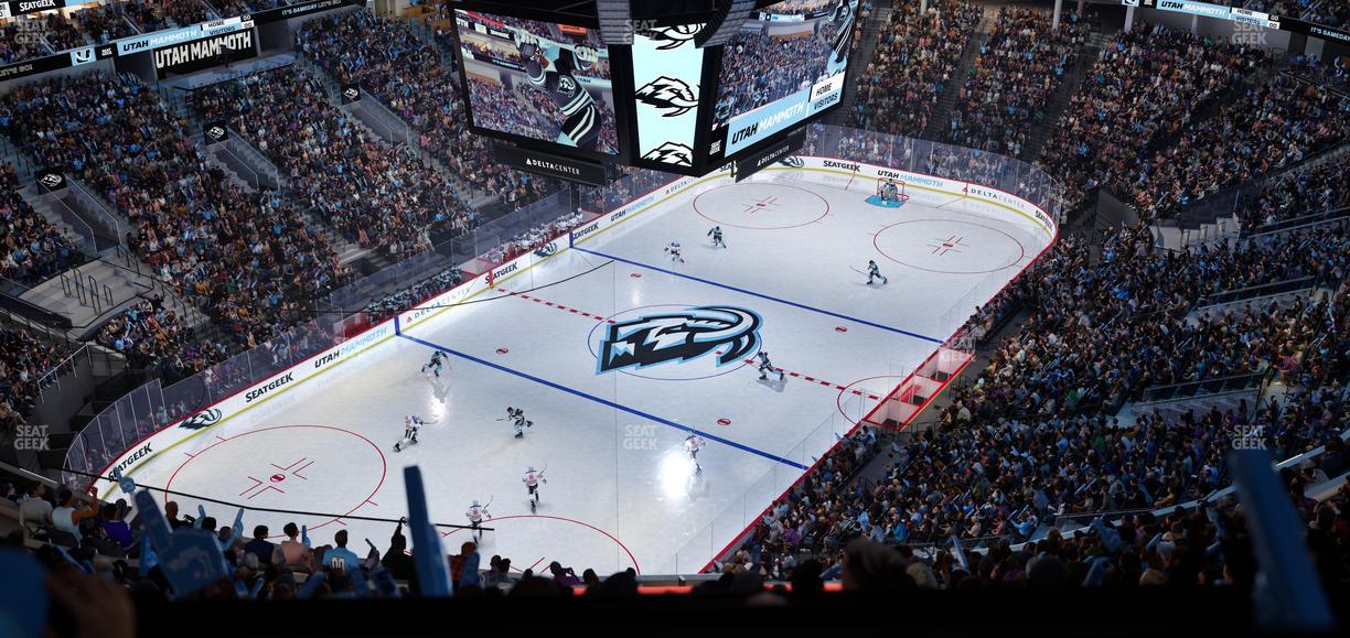 Delta Center - Section 138 Seat View