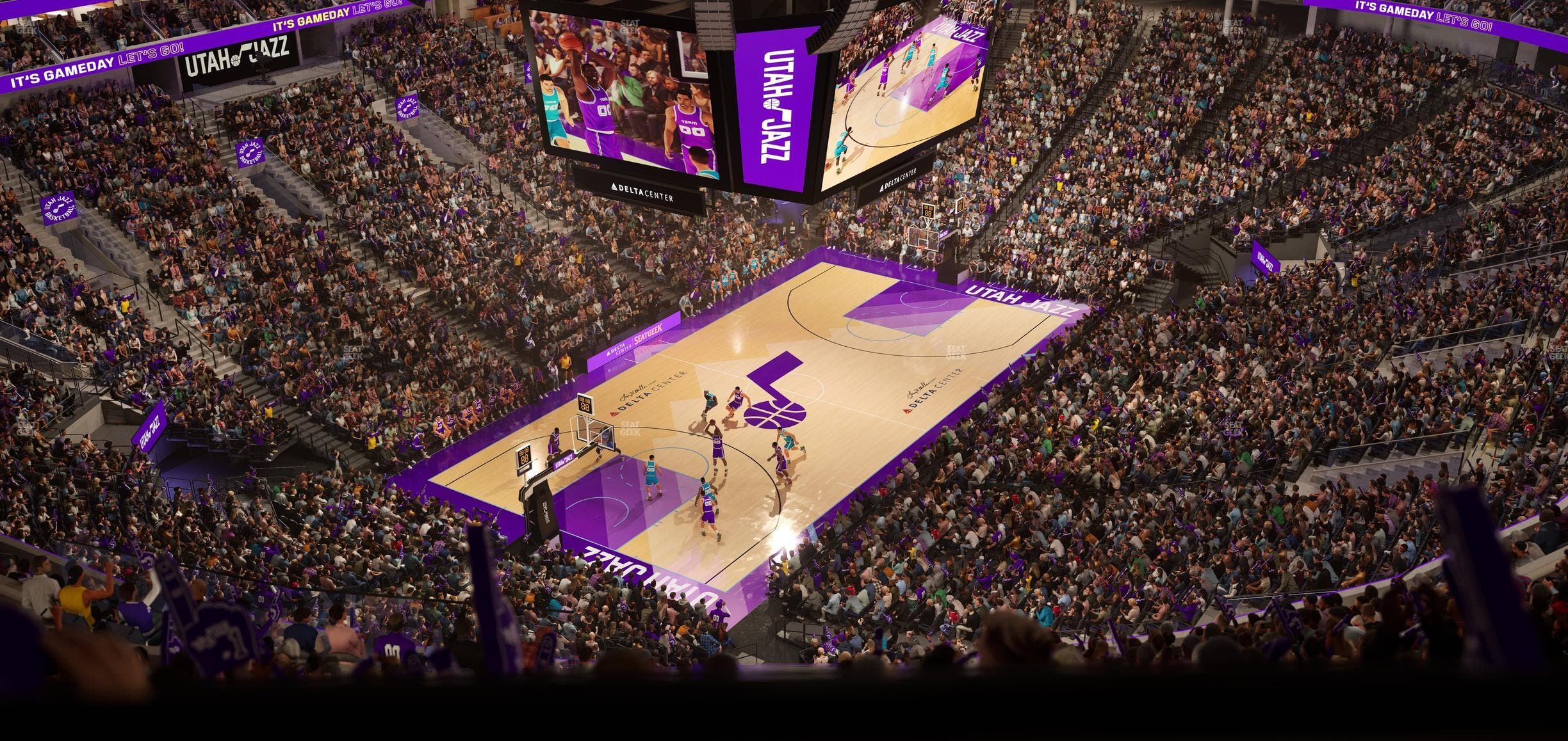 Delta Center - Section 138 Seat View