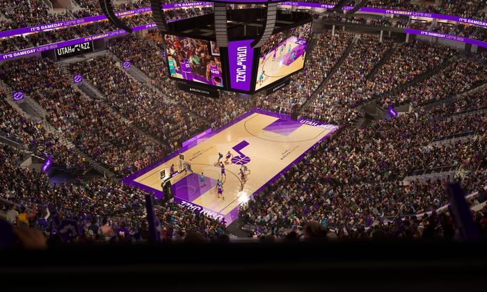 Delta Center - Section 138 Seat View