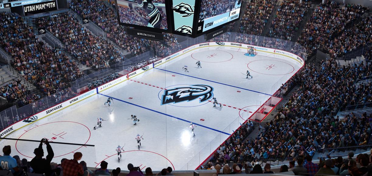 Delta Center - Section 138 Seat View