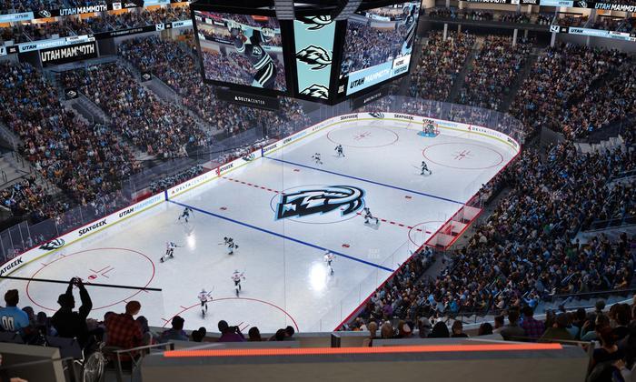 Delta Center - Section 138 Seat View