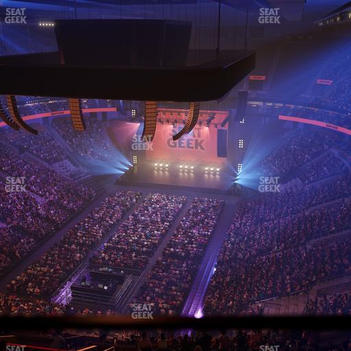 Delta Center - Section 139 Seat View