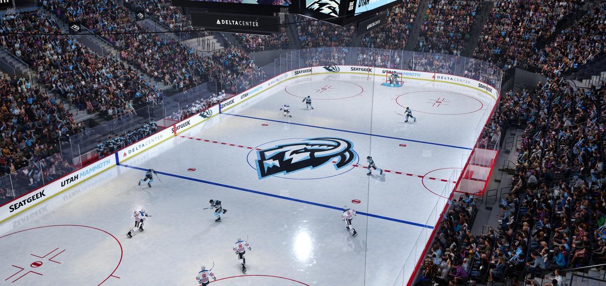 Delta Center - Section 139 Seat View