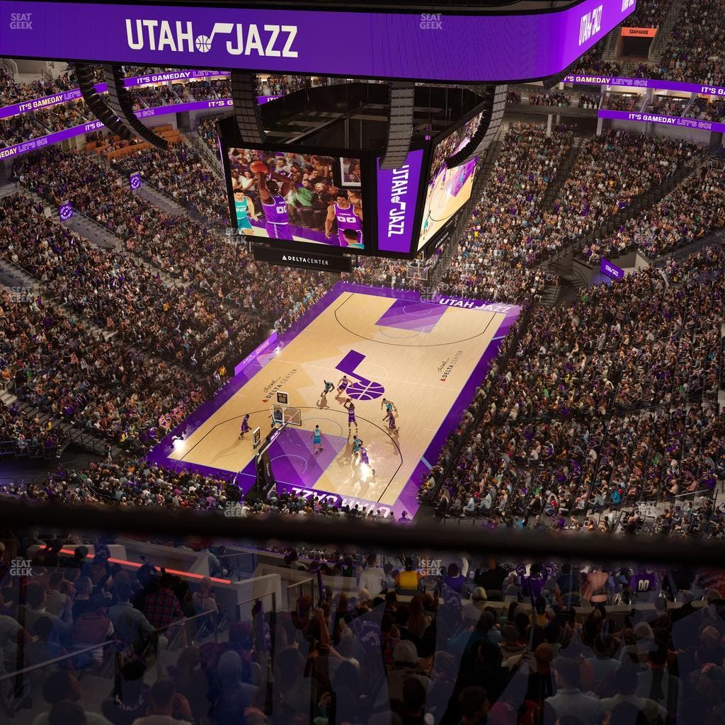 Delta Center - Section 139 Seat View