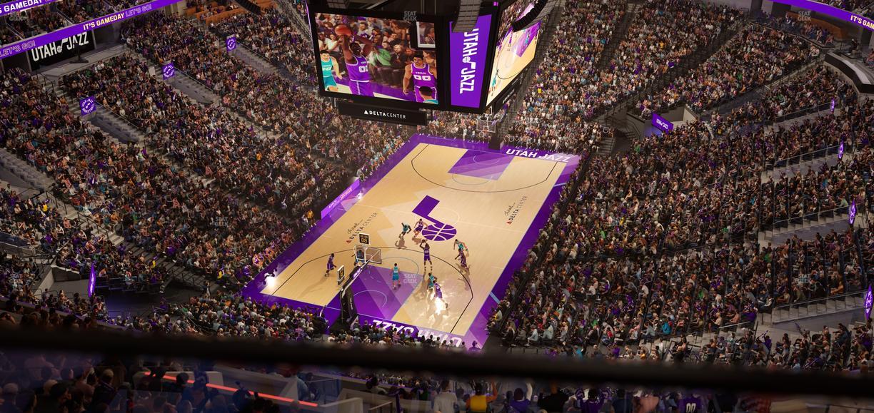 Delta Center - Section 139 Seat View