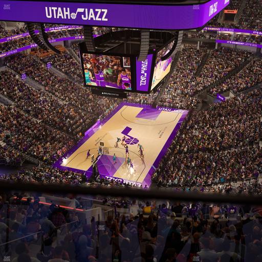 Delta Center - Section 139 Seat View