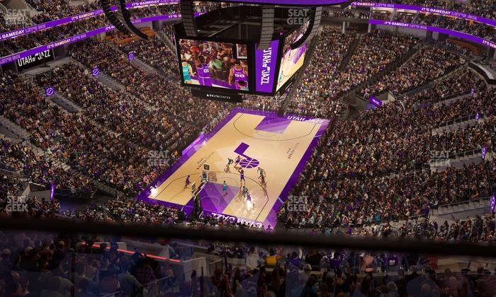 Delta Center - Section 139 Seat View