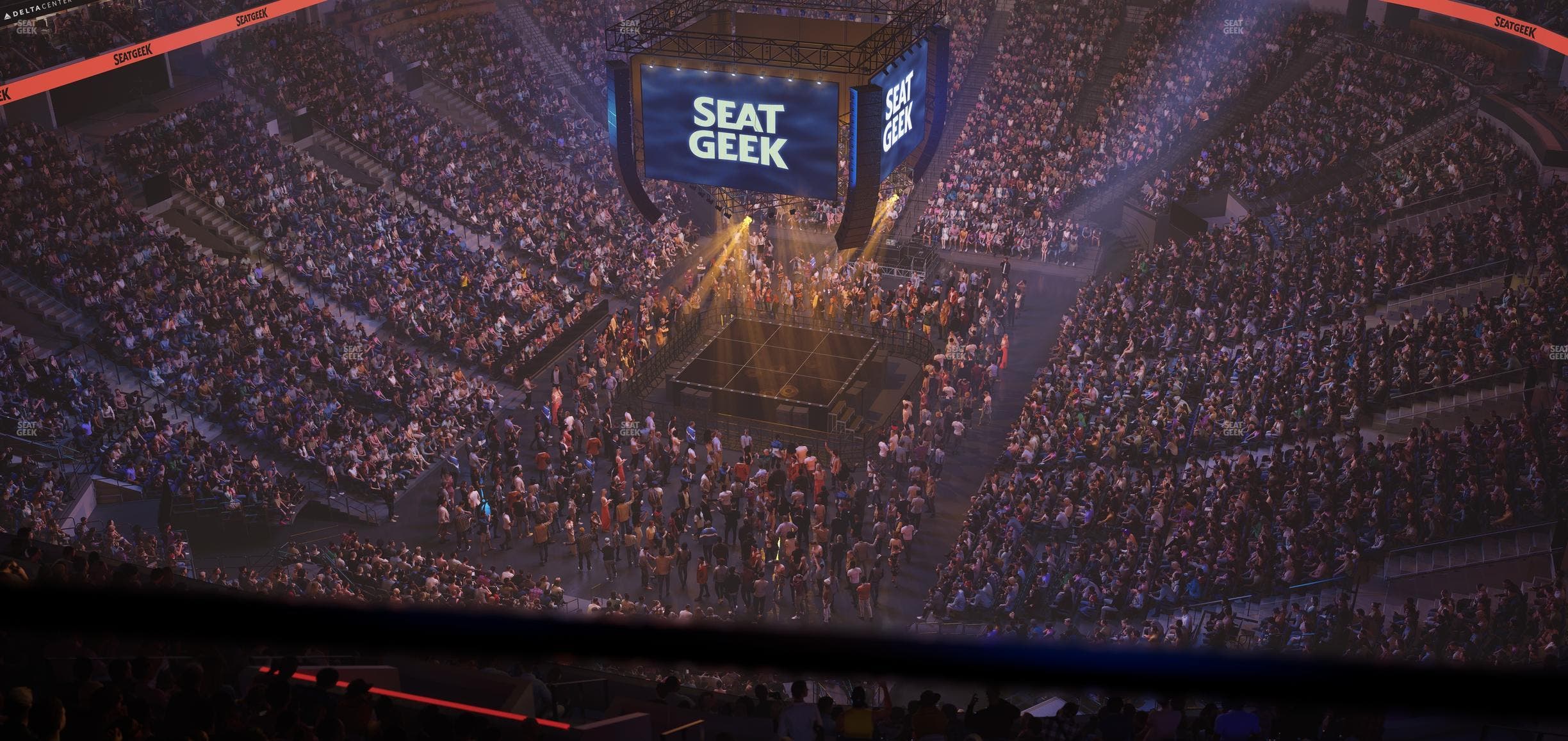 Delta Center - Section 139 Seat View