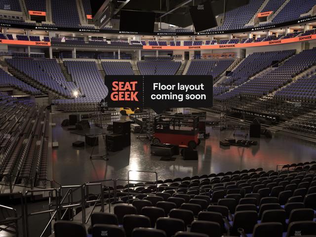 Delta Center - Section 14 Seat View