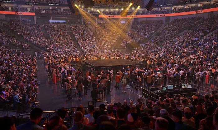 Delta Center - Section 14 Seat View