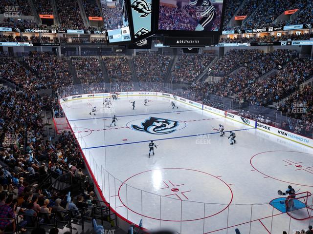 Delta Center - Section 14 Seat View