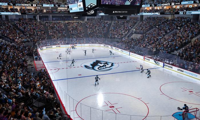 Delta Center - Section 14 Seat View