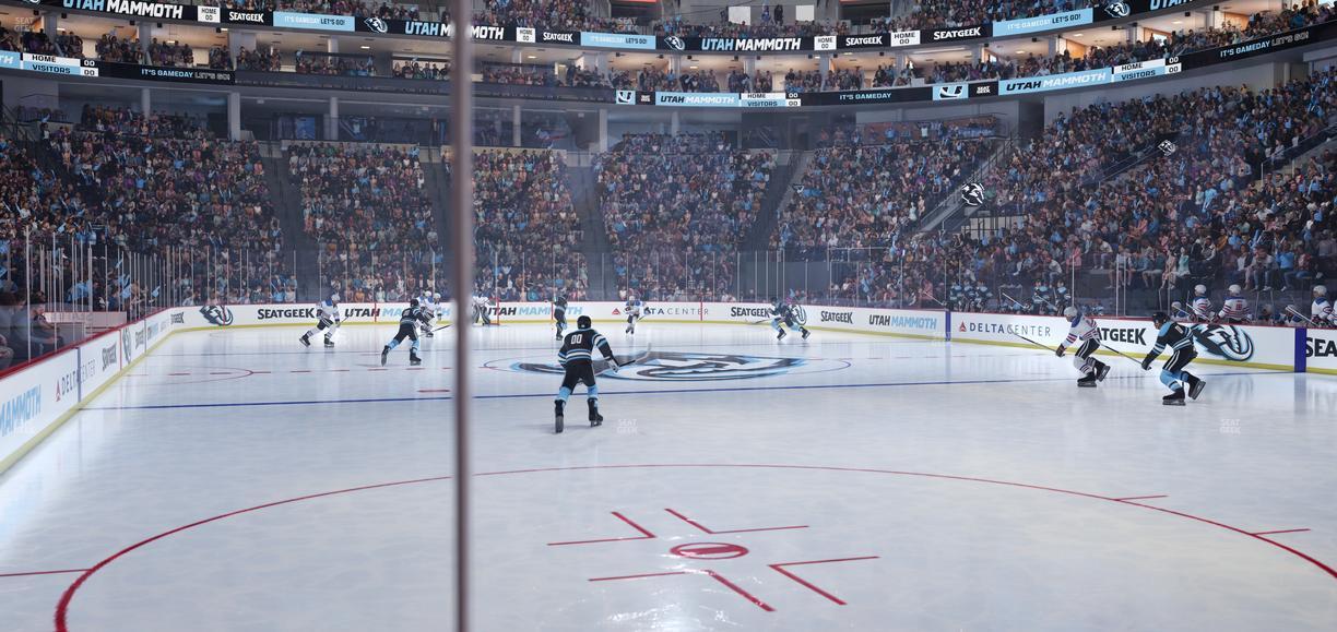 Delta Center - Section 14 Seat View