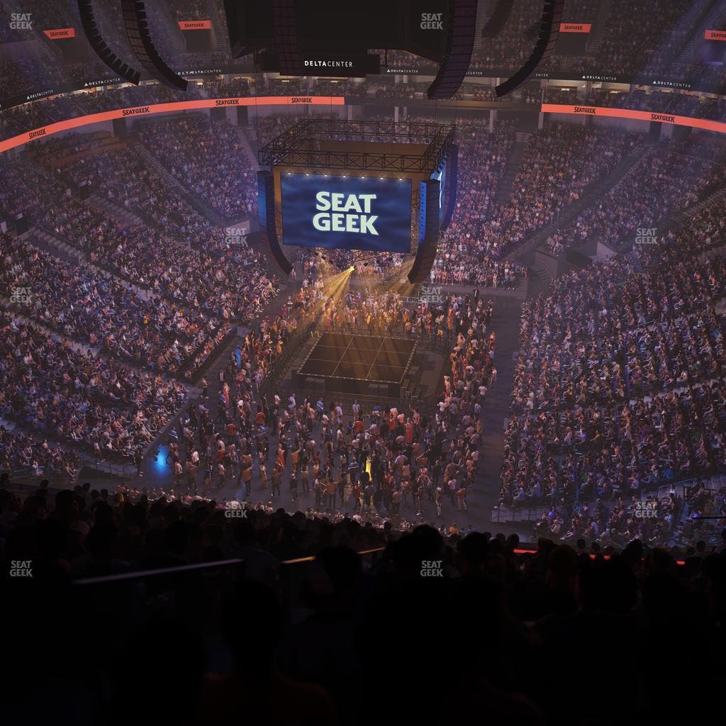 Delta Center - Section 140 Seat View