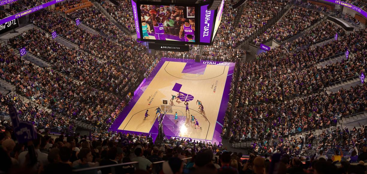 Delta Center - Section 140 Seat View