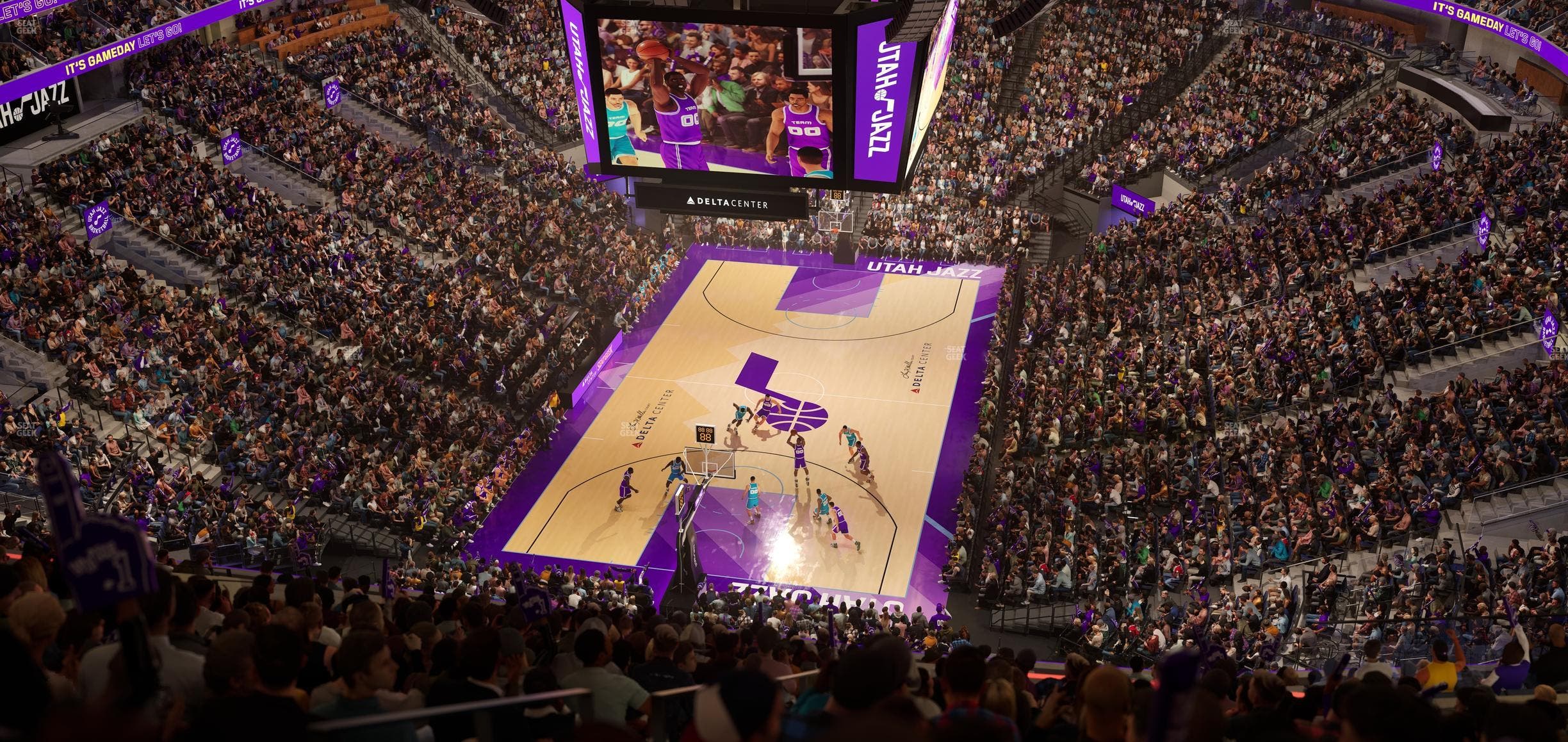 Delta Center - Section 140 Seat View