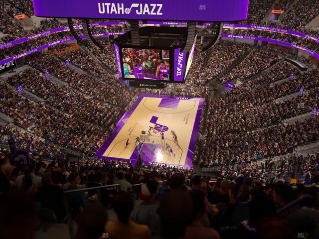 Delta Center - Section 140 Seat View Delta Center - Section 140 Seat View