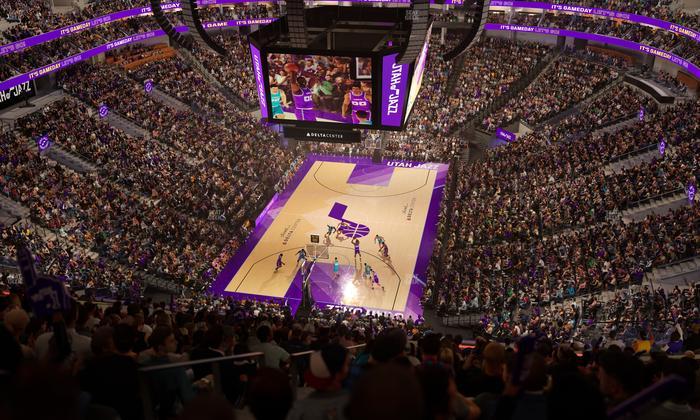 Delta Center - Section 140 Seat View