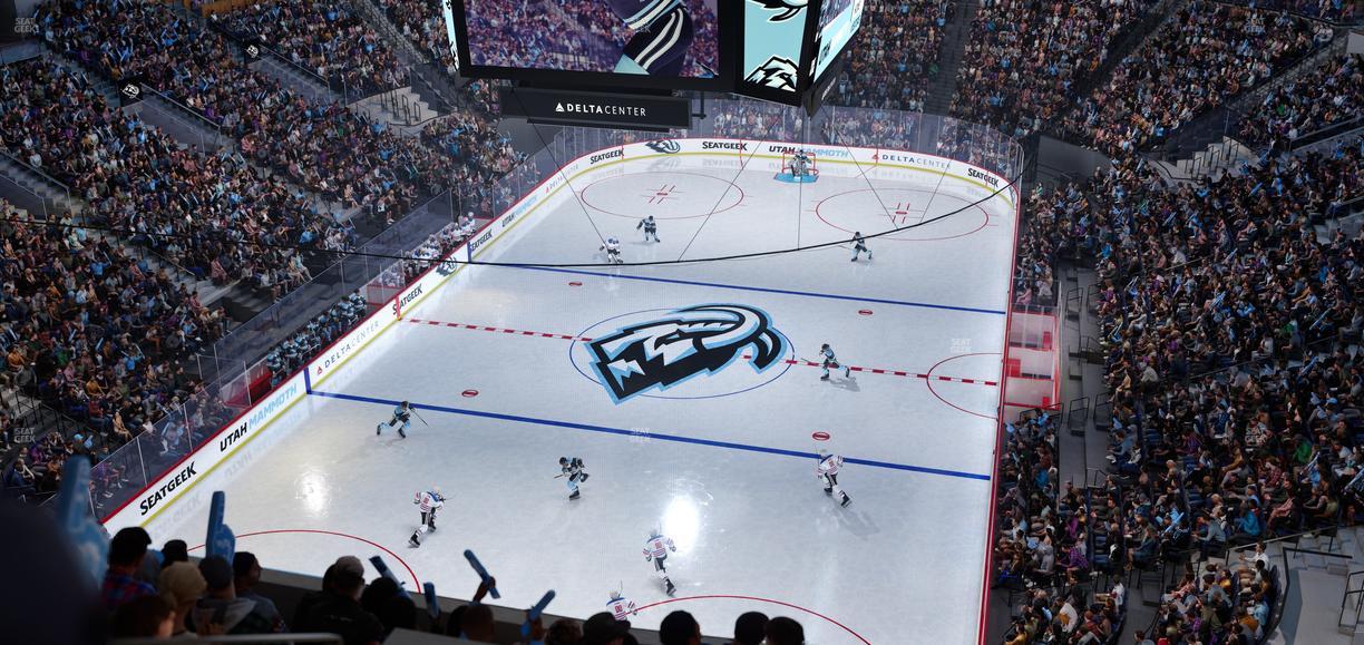 Delta Center - Section 140 Seat View