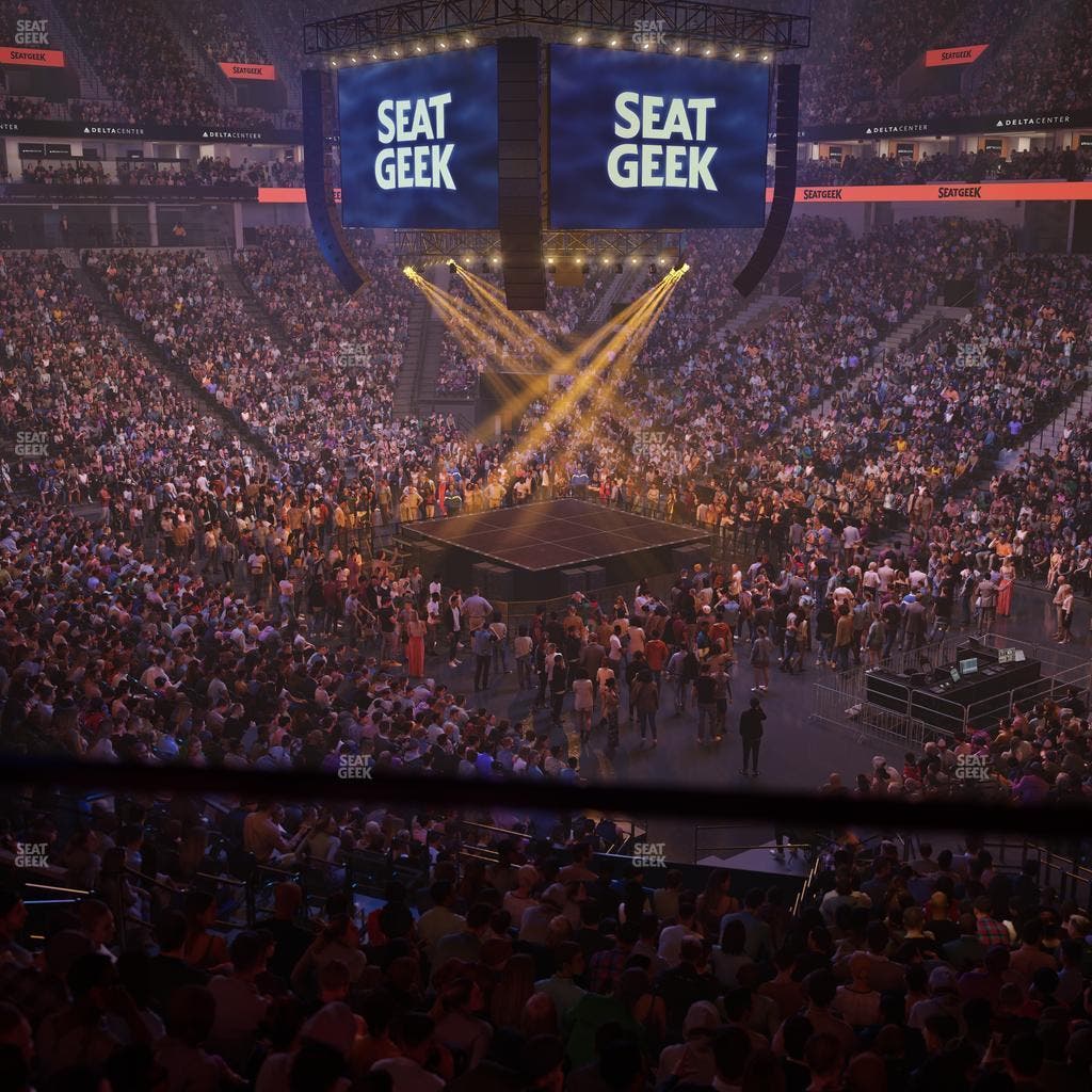 Delta Center - Section 15 Seat View