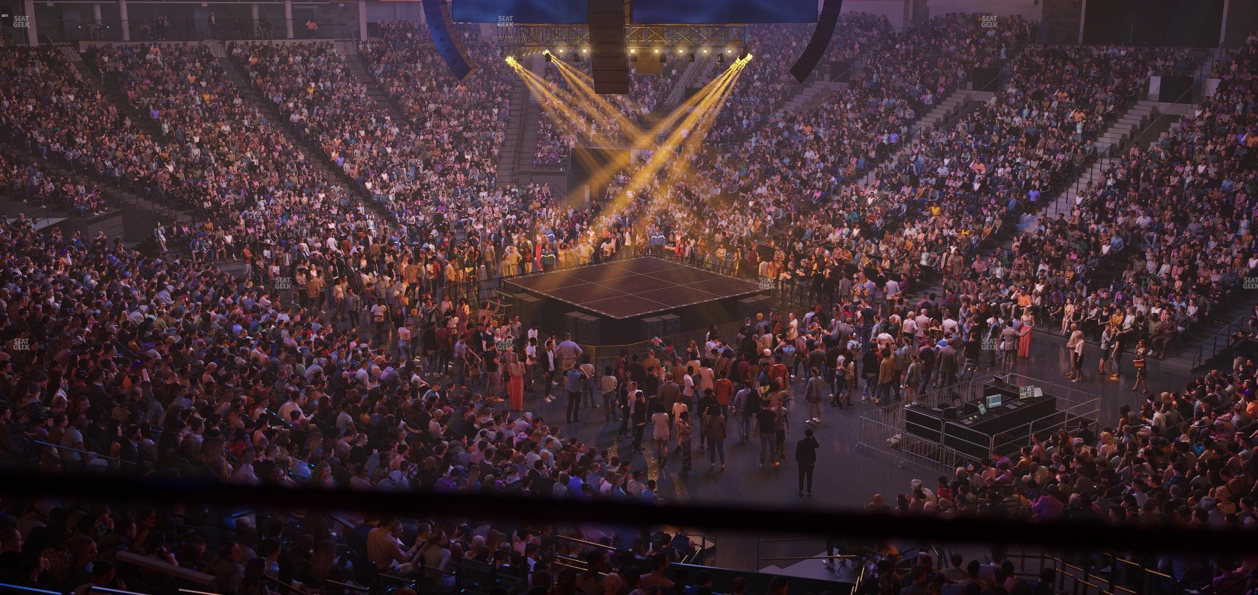 Delta Center - Section 15 Seat View