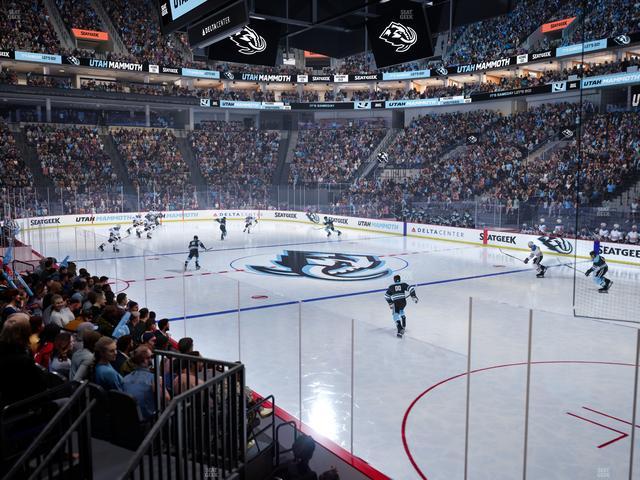 Delta Center - Section 15 Seat View