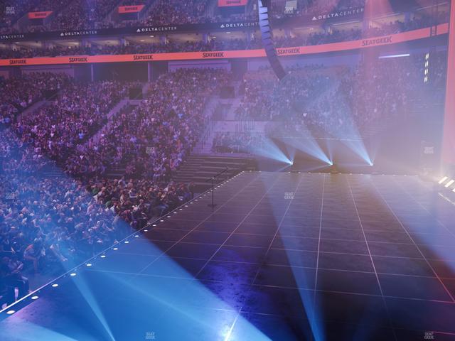 Delta Center - Section 15 Seat View