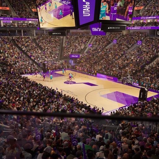 Delta Center - Section 15 Seat View