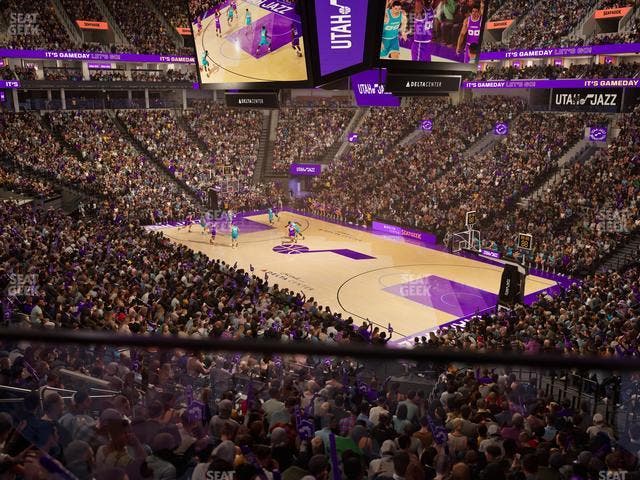 Delta Center - Section 15 Seat View