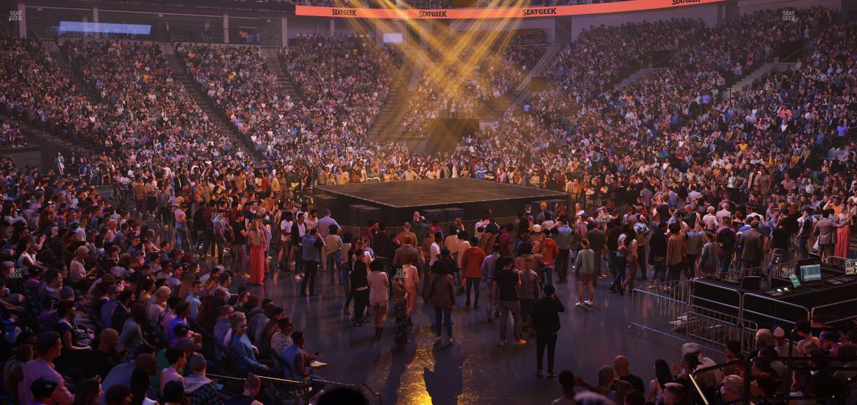 Delta Center - Section 15 Seat View