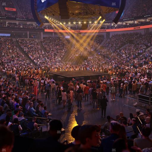Delta Center - Section 15 Seat View