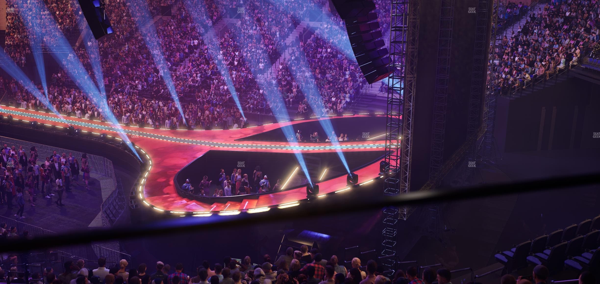 Delta Center - Section 15 Seat View