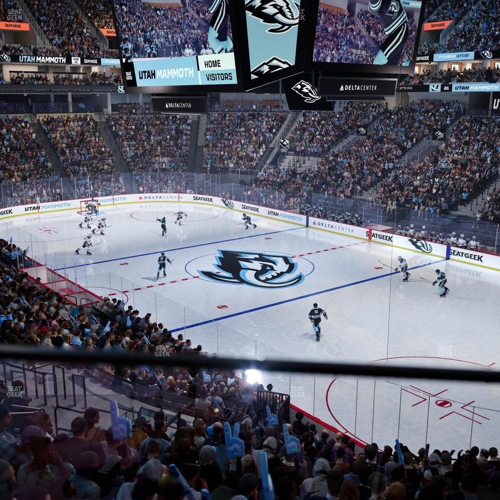 Delta Center - Section 15 Seat View