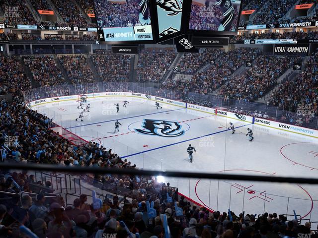 Delta Center - Section 15 Seat View