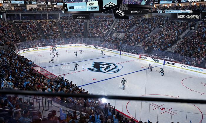 Delta Center - Section 15 Seat View