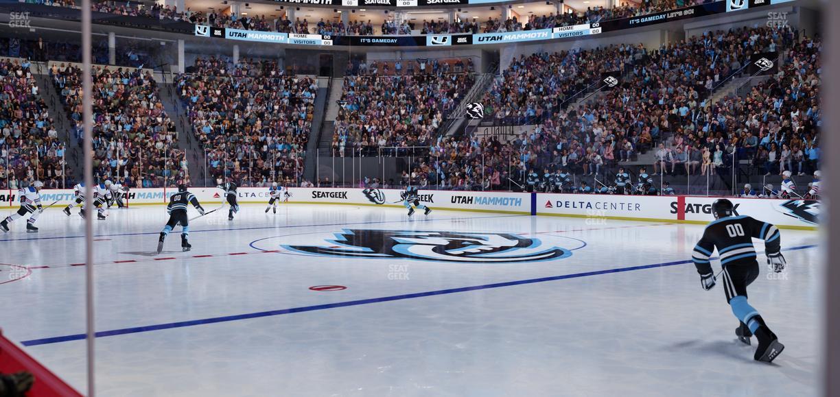 Delta Center - Section 16 Seat View