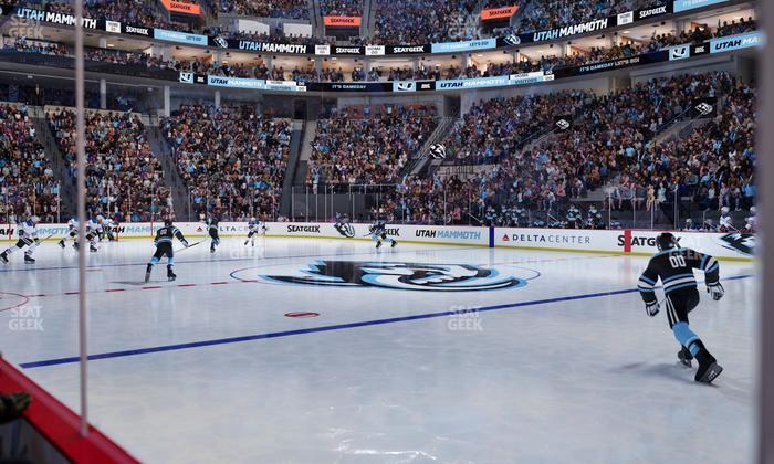 Delta Center - Section 16 Seat View