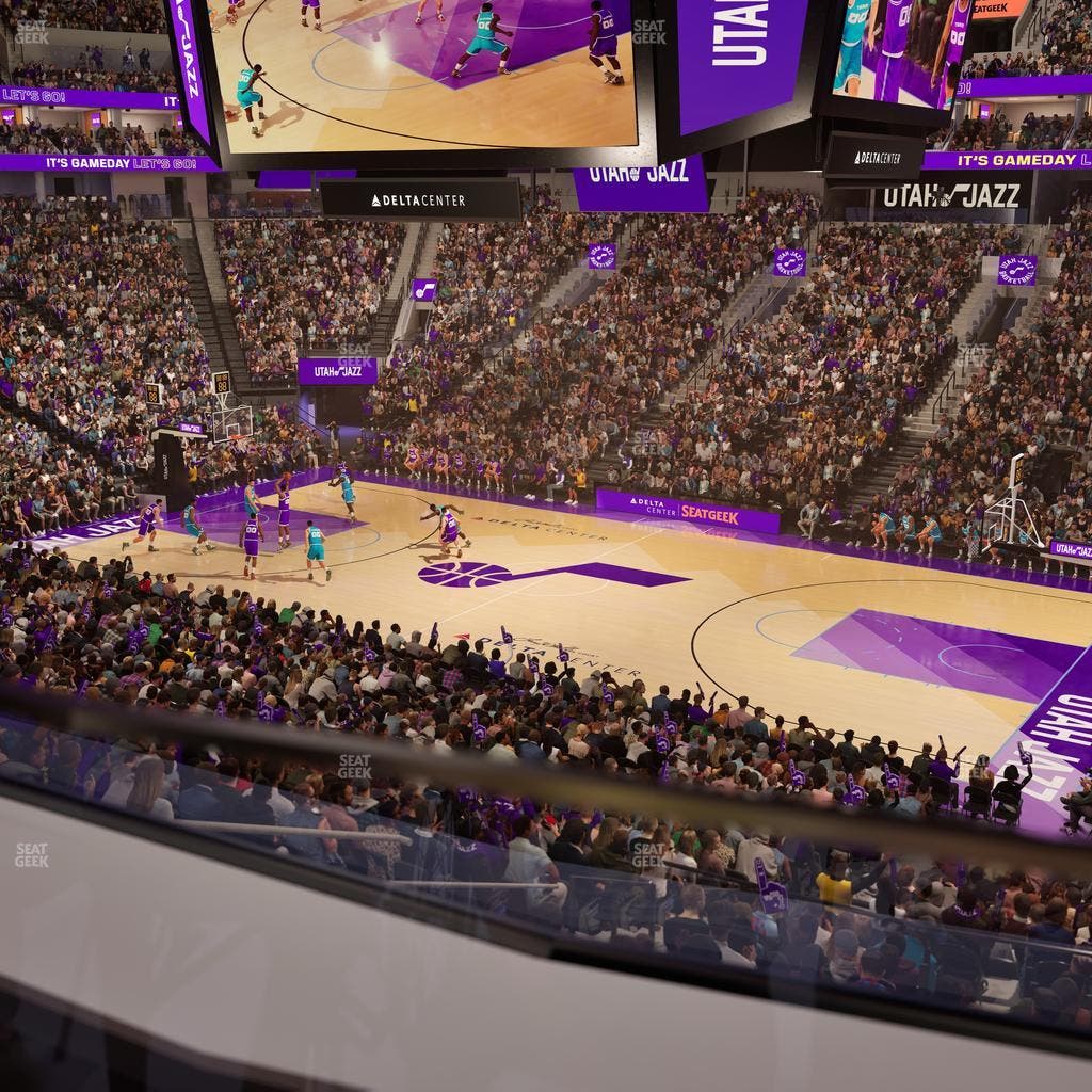 Delta Center - Section 16 Seat View