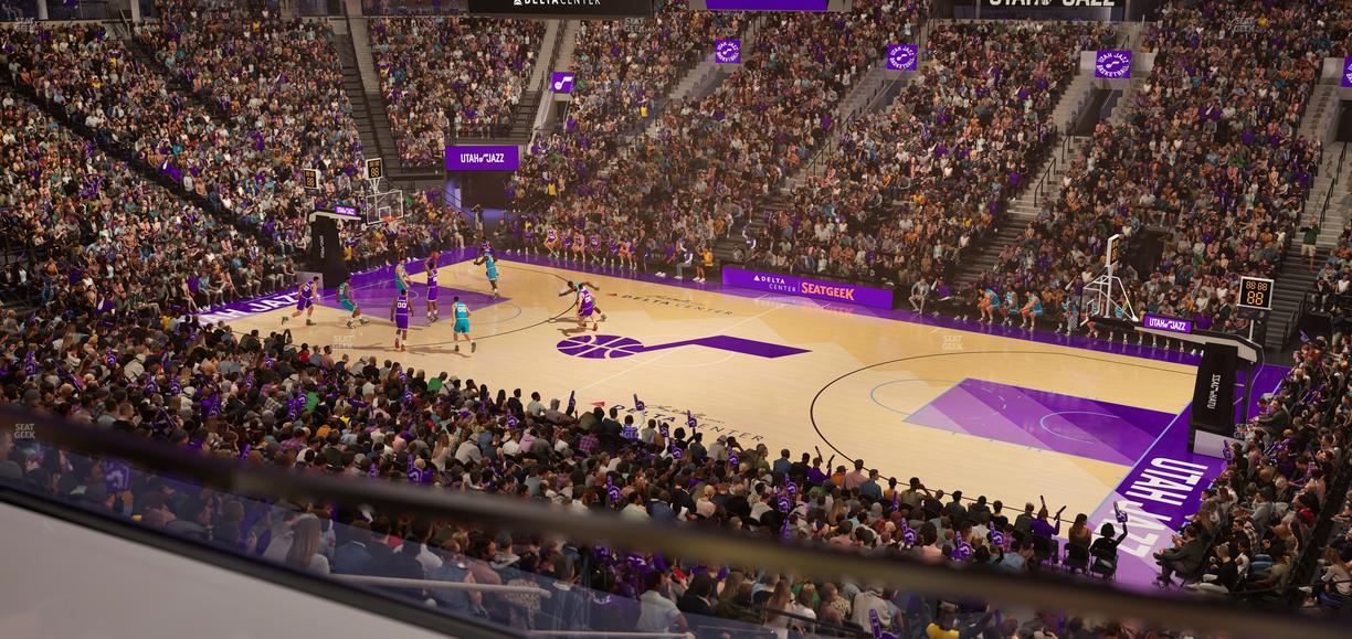 Delta Center - Section 16 Seat View