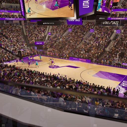 Delta Center - Section 16 Seat View