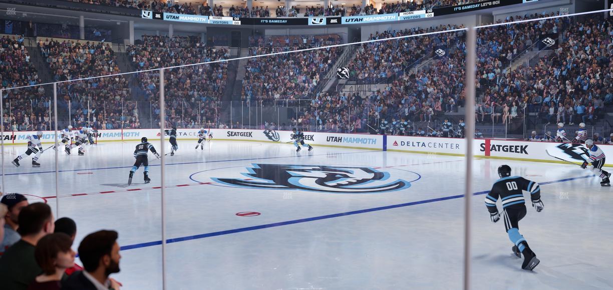 Delta Center - Section 16 Seat View