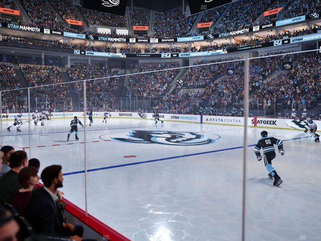 Delta Center - Section 16 Seat View