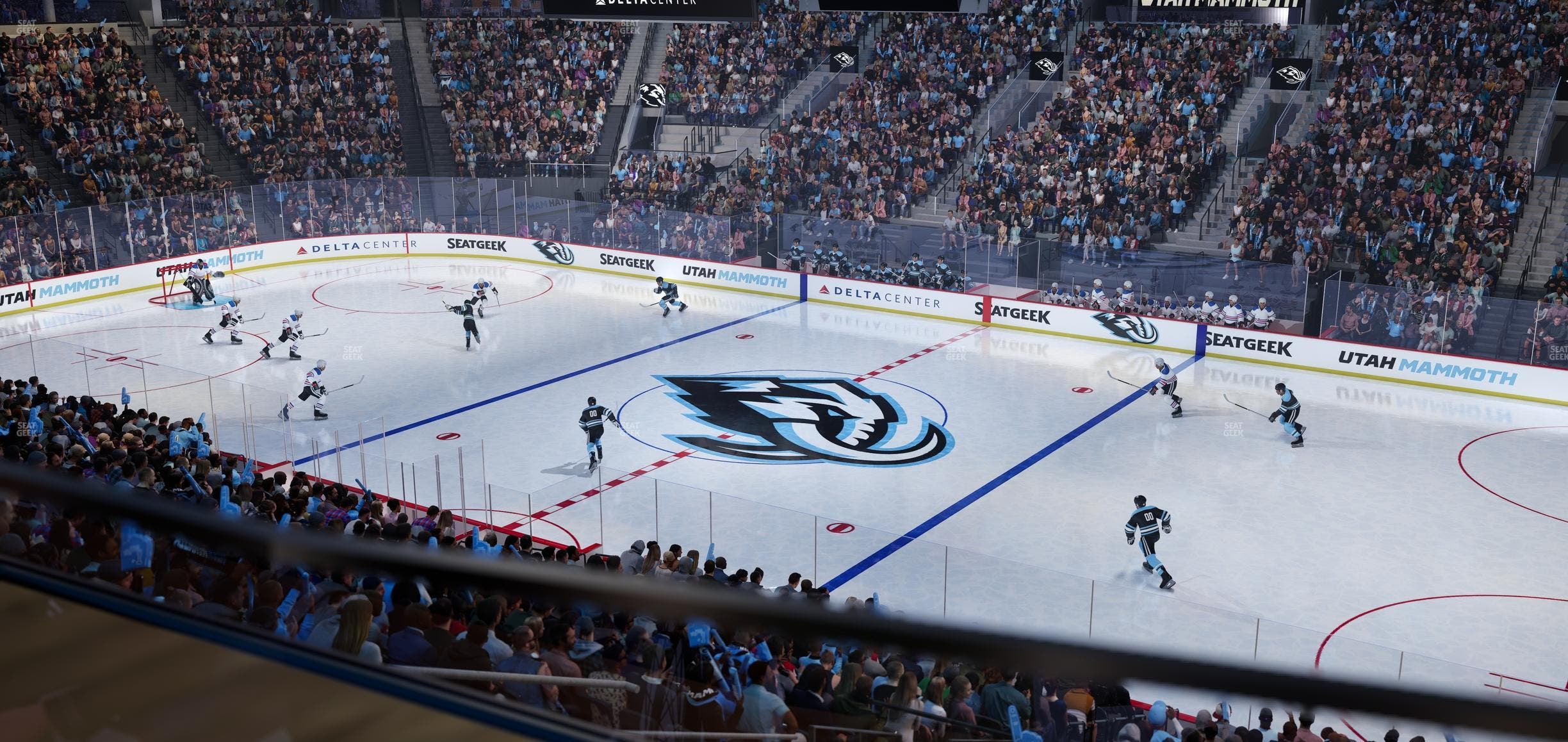 Delta Center - Section 16 Seat View