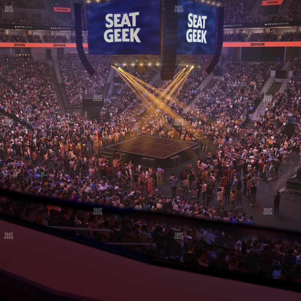 Delta Center - Section 16 Seat View