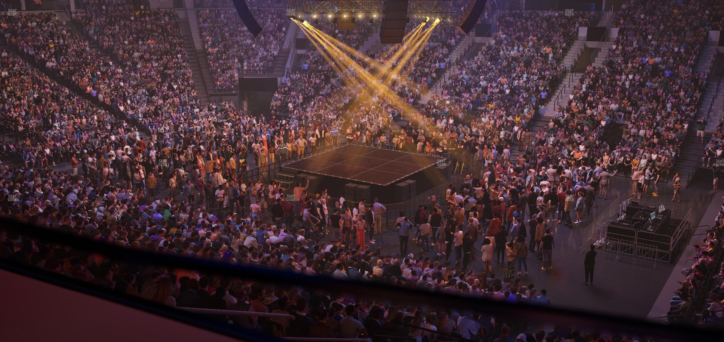 Delta Center - Section 16 Seat View