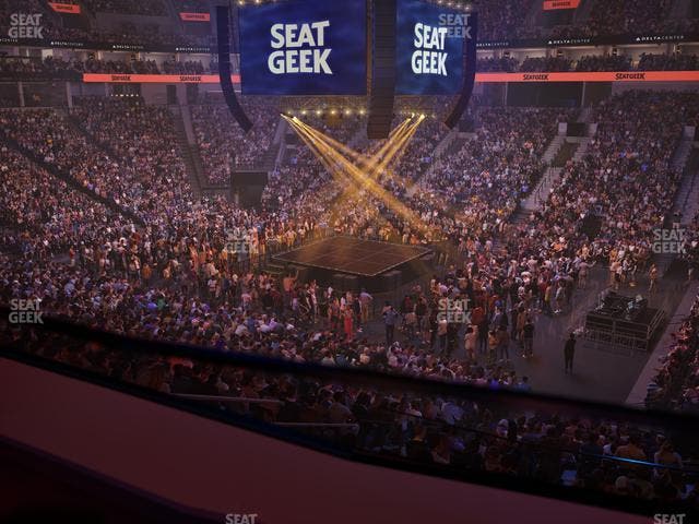 Delta Center - Section 16 Seat View